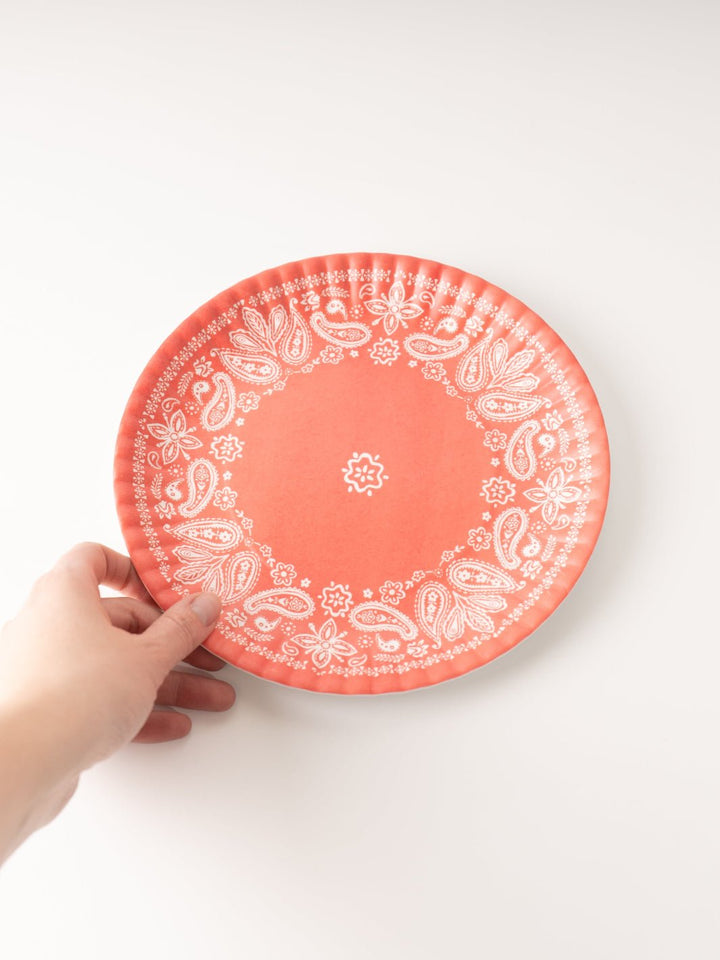 Americana Red Paisley Plate - Heyday