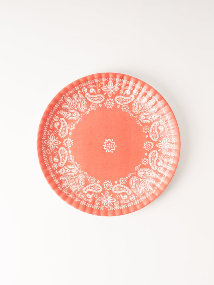 Americana Red Paisley Plate - Heyday