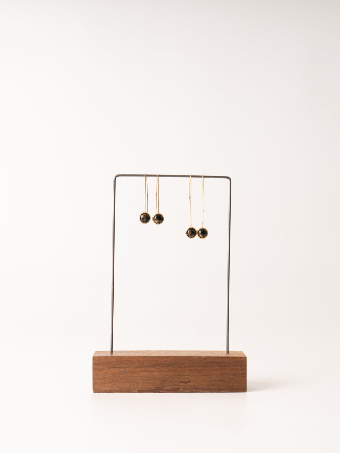 Anther Gold Obsidian Earrings - Heyday