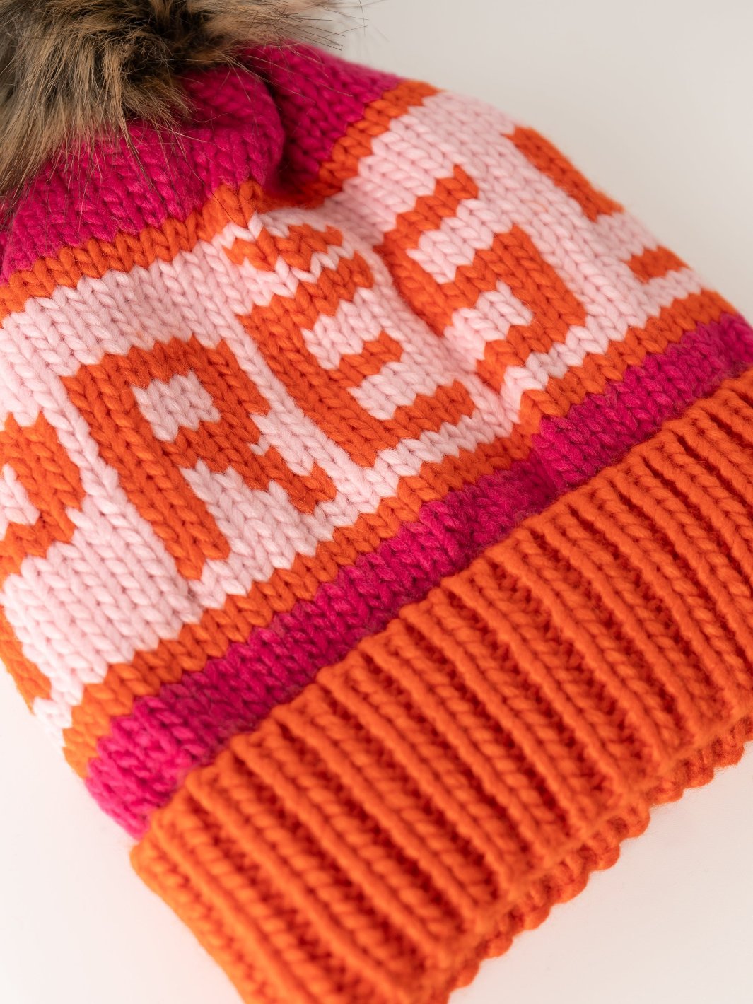 Apres Orange & Pink Beanie - Heyday