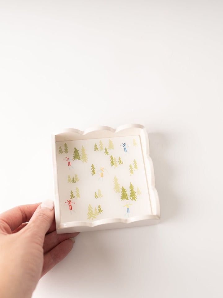 Après Ski Scalloped Trinket Tray - Heyday