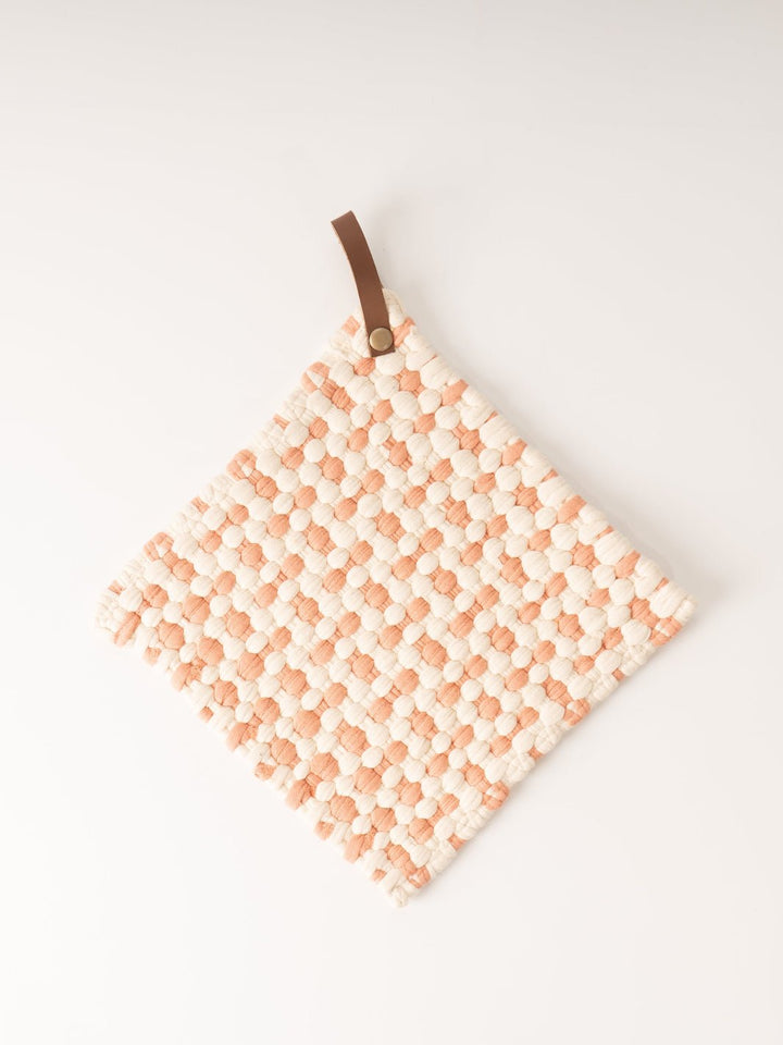 Apricot Woven Pot Holder - Heyday