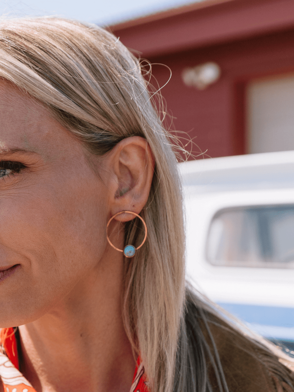 Astro Stud Turquoise Earrings - Heyday