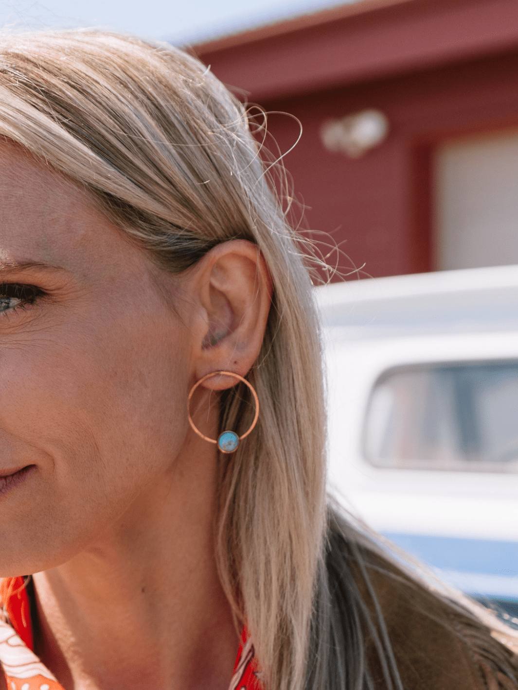 Astro Stud Turquoise Earrings - Heyday