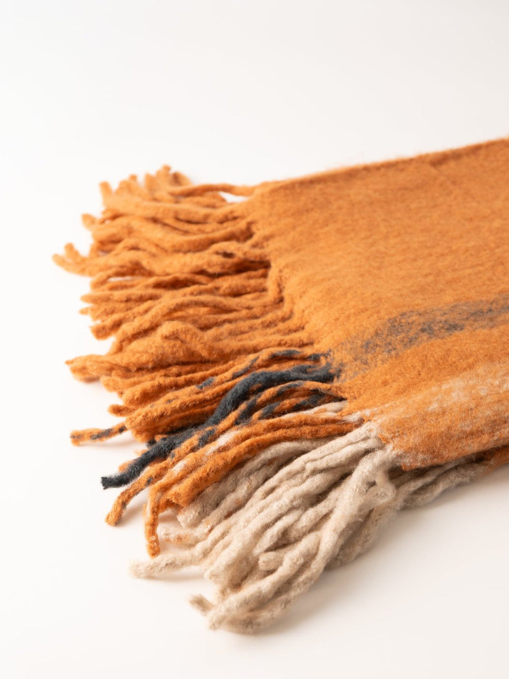Autumn Brushed Acrylic Wool Throw - Heyday