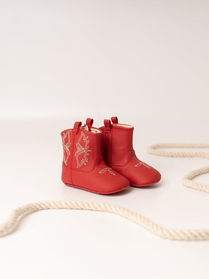 Baby Western Boots - Cherry Red - Heyday