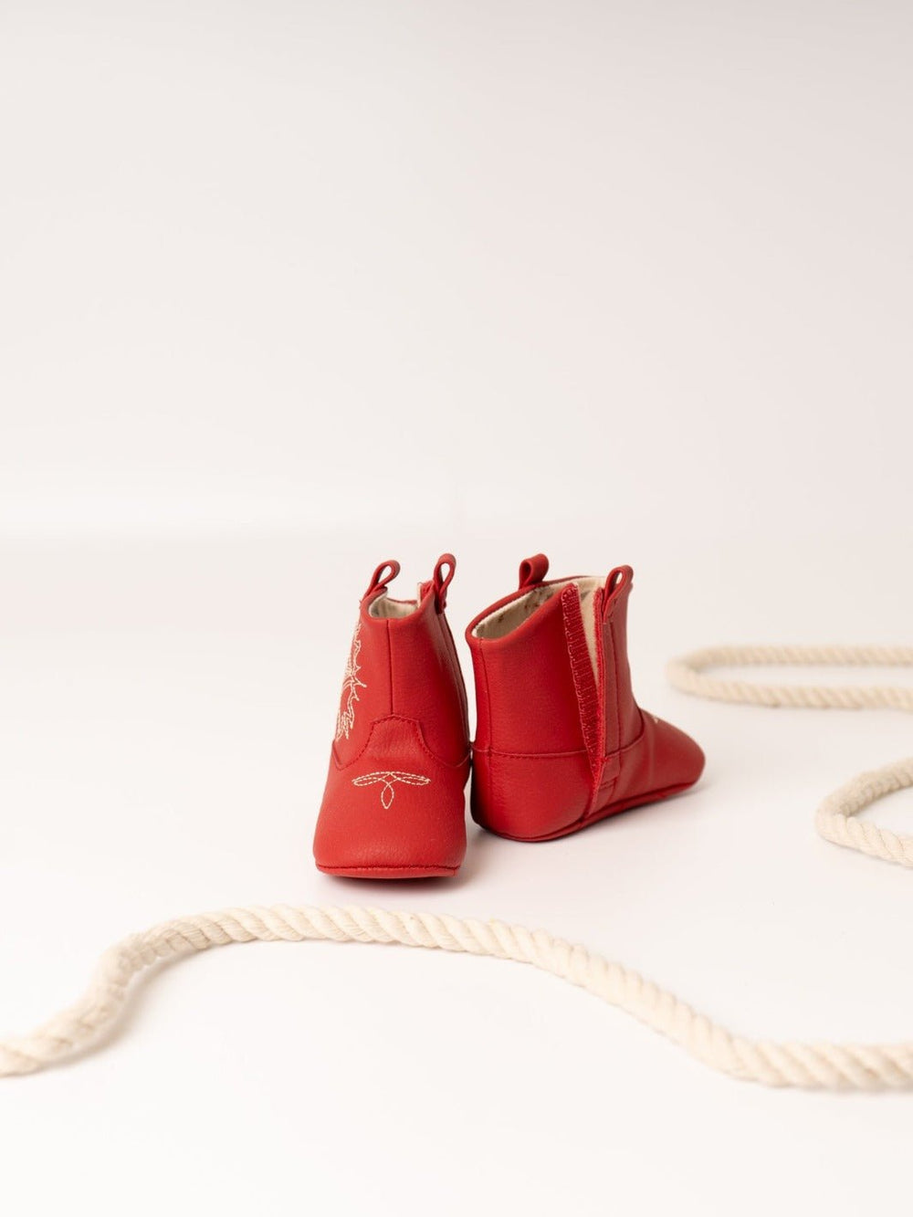 Baby Western Boots - Cherry Red - Heyday