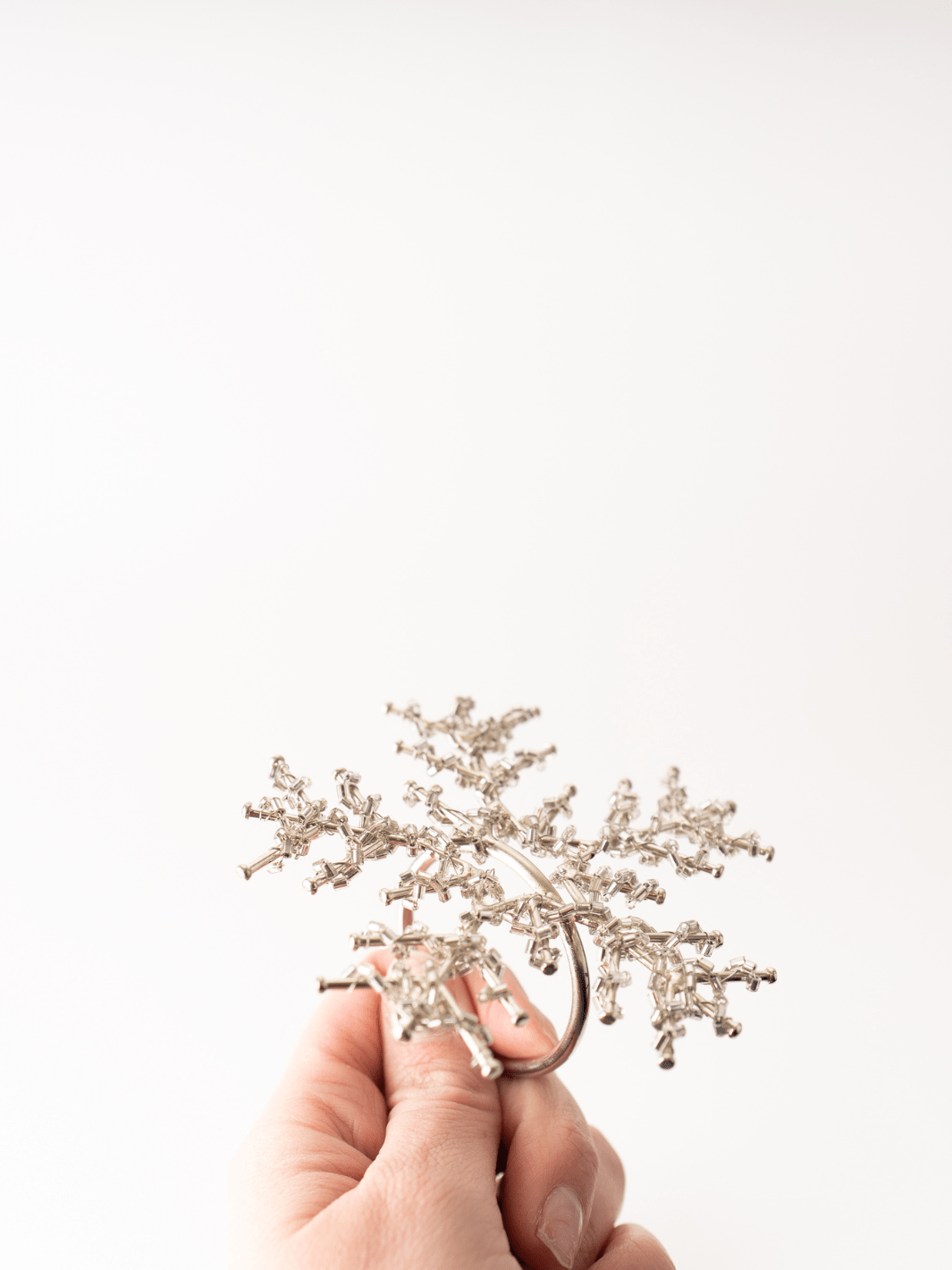 Beaded Snowflake Napkin Ring - Heyday