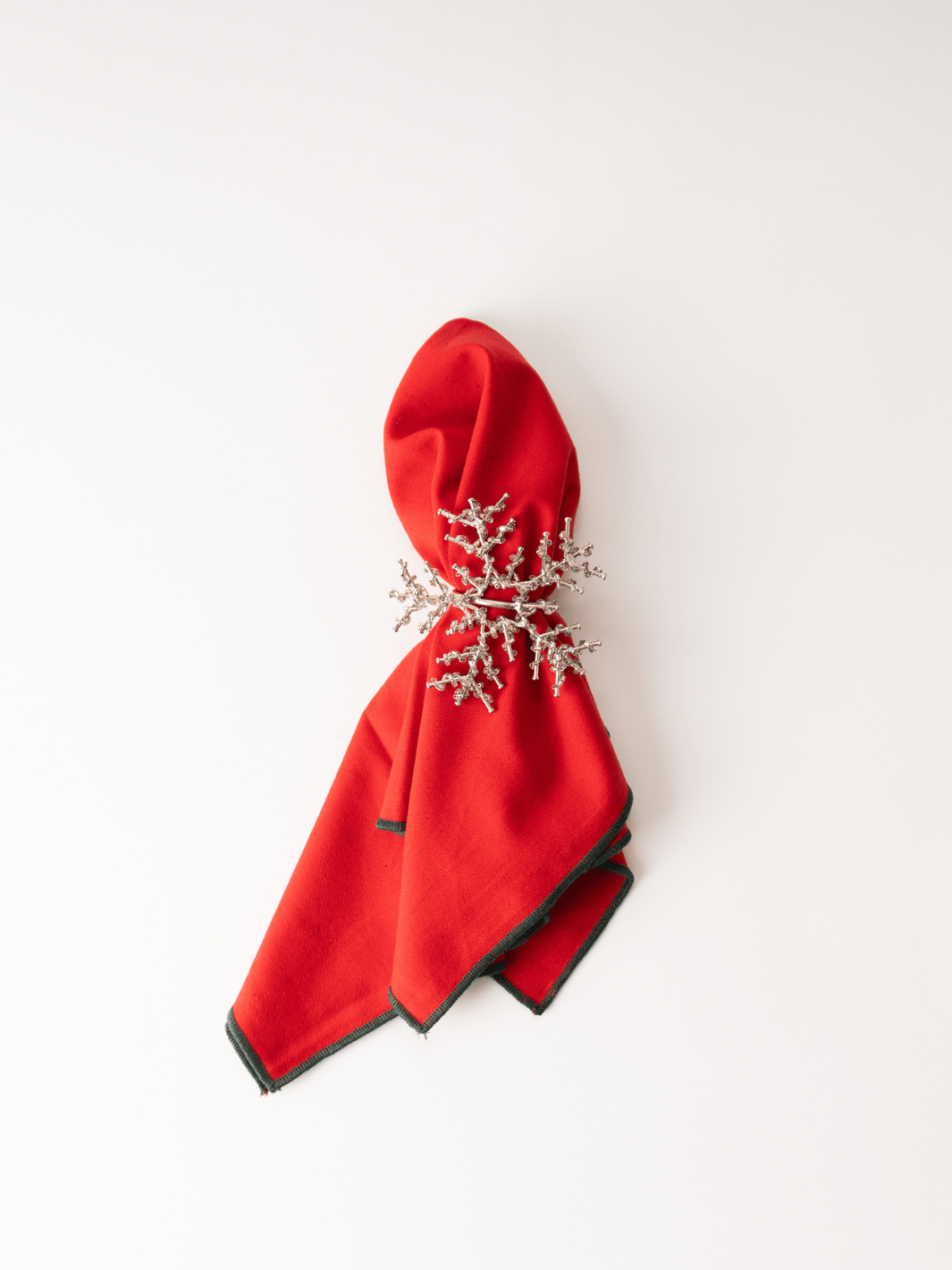 Beaded Snowflake Napkin Ring - Heyday