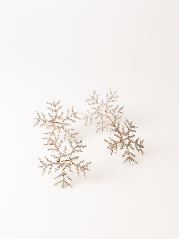 Beaded Snowflake Napkin Ring - Heyday
