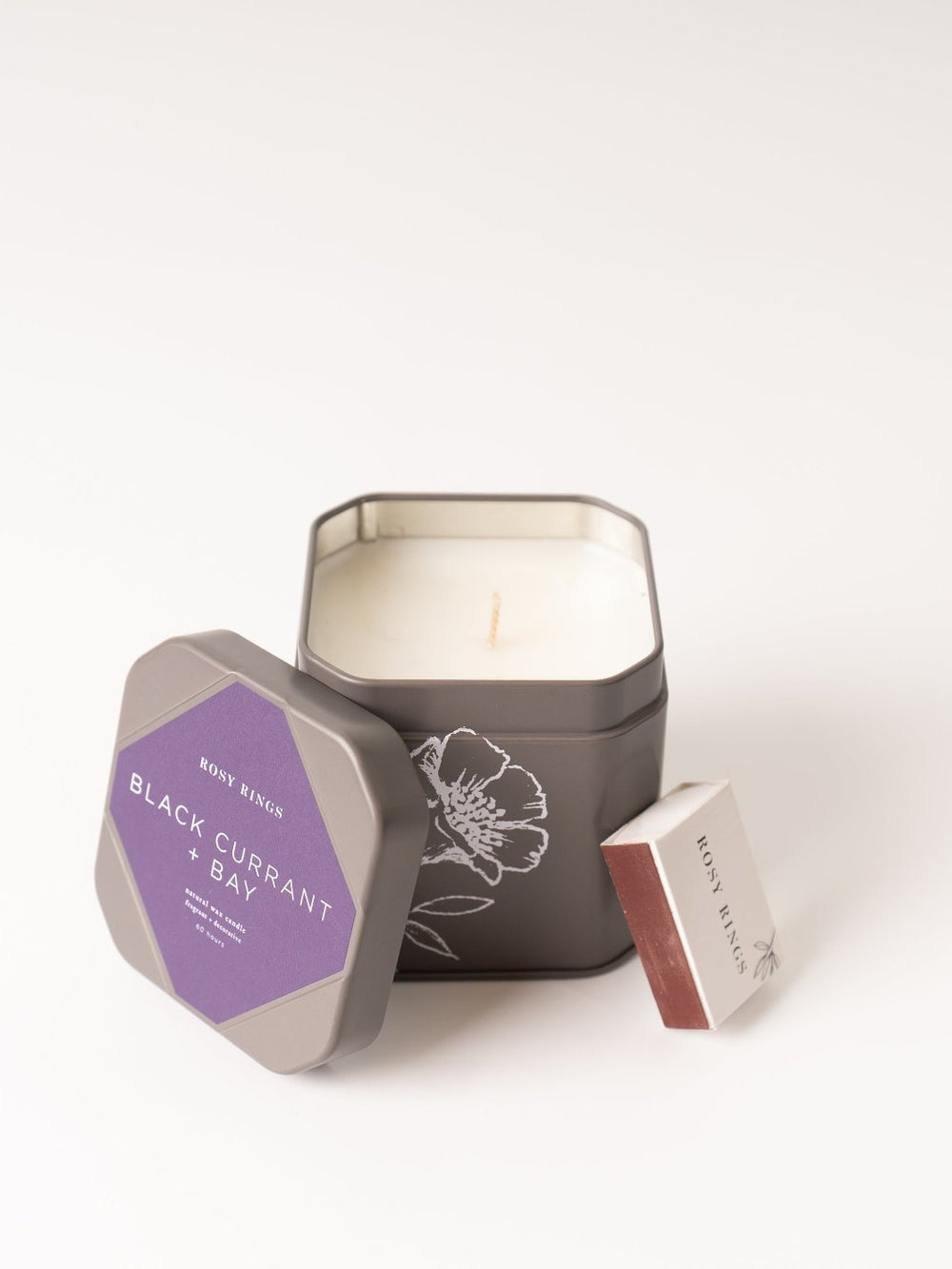 Black Currant and Bay Signature Tin Candle - Heyday