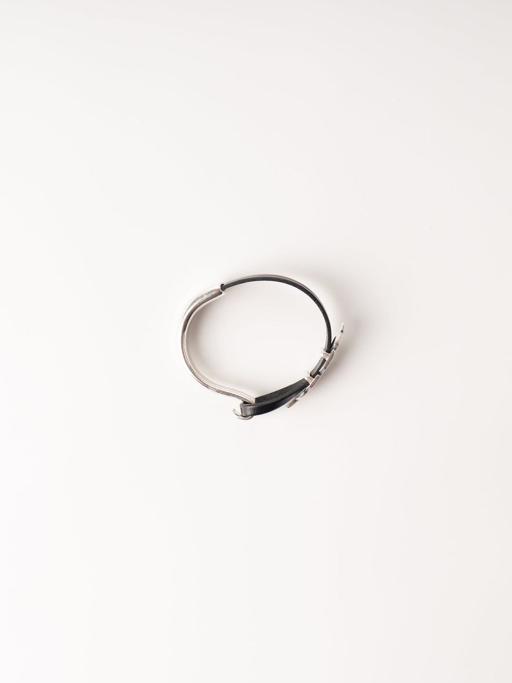 Black Leather Feather Cuff Bracelet - Heyday