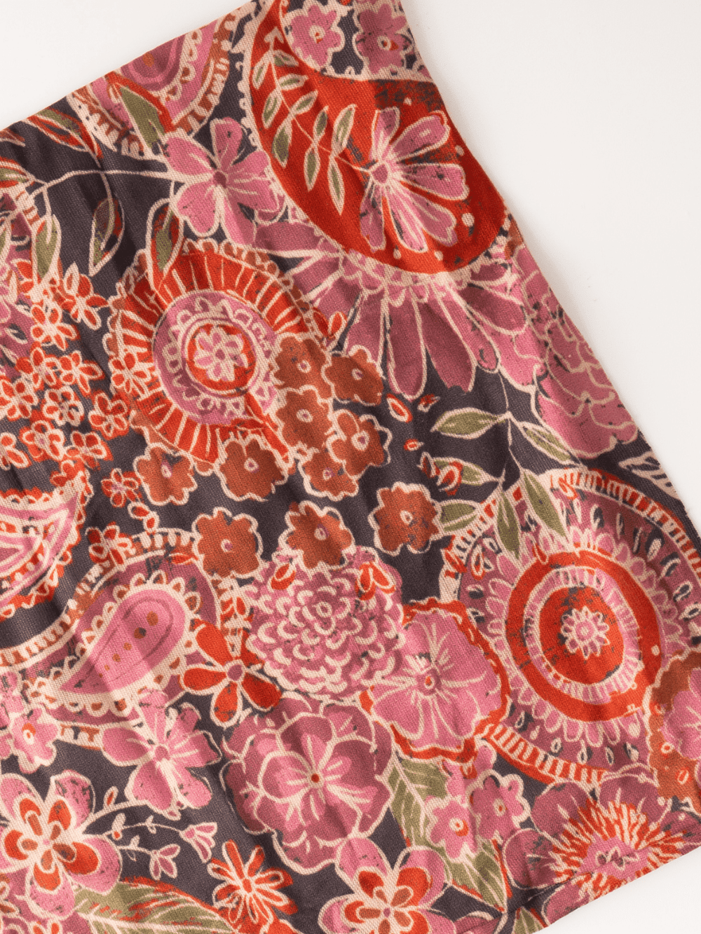 Black Sketched Paisley Half Bandeau - Heyday