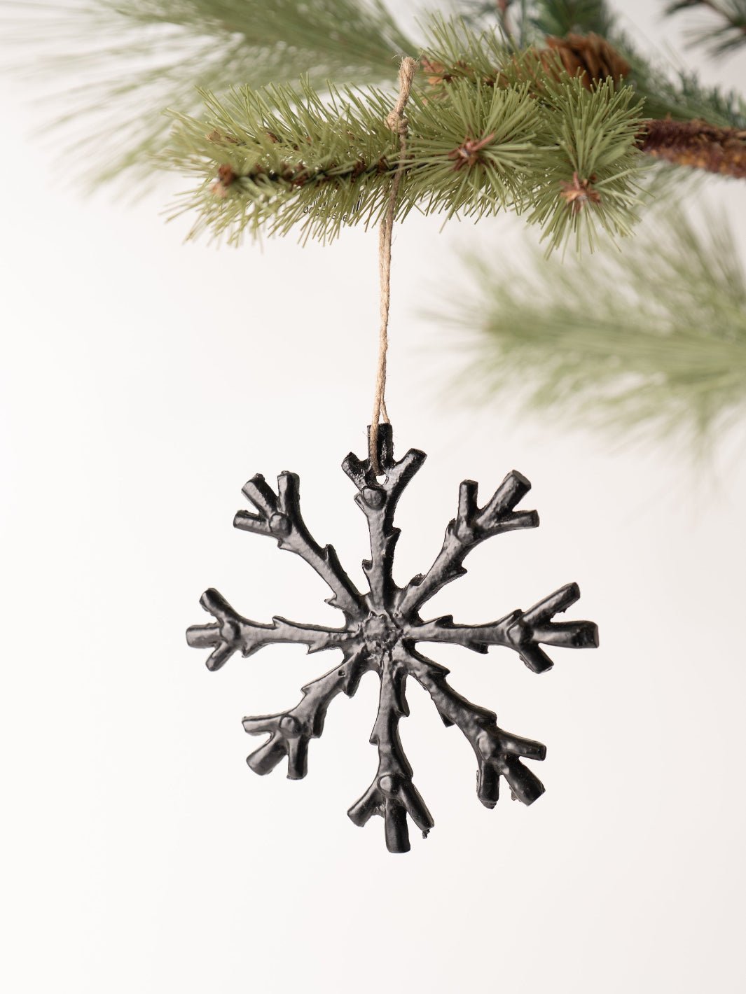 Black Snowflake Ornament - Heyday