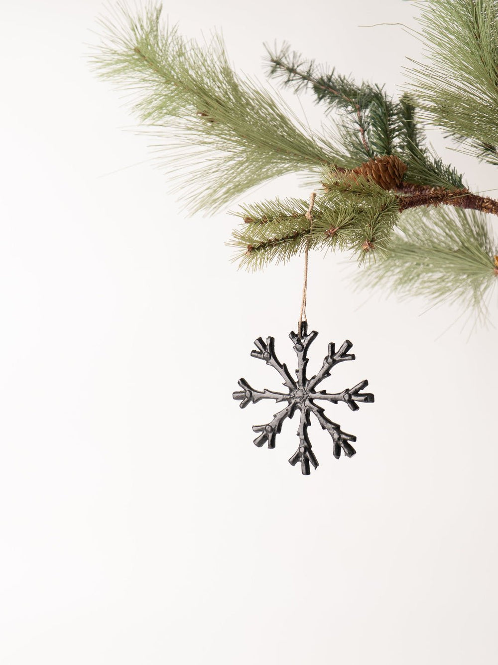 Black Snowflake Ornament - Heyday