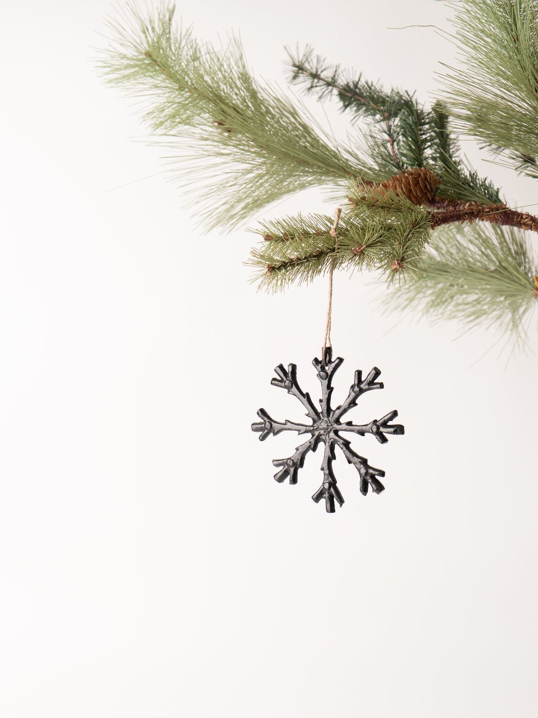 Black Snowflake Ornament - Heyday