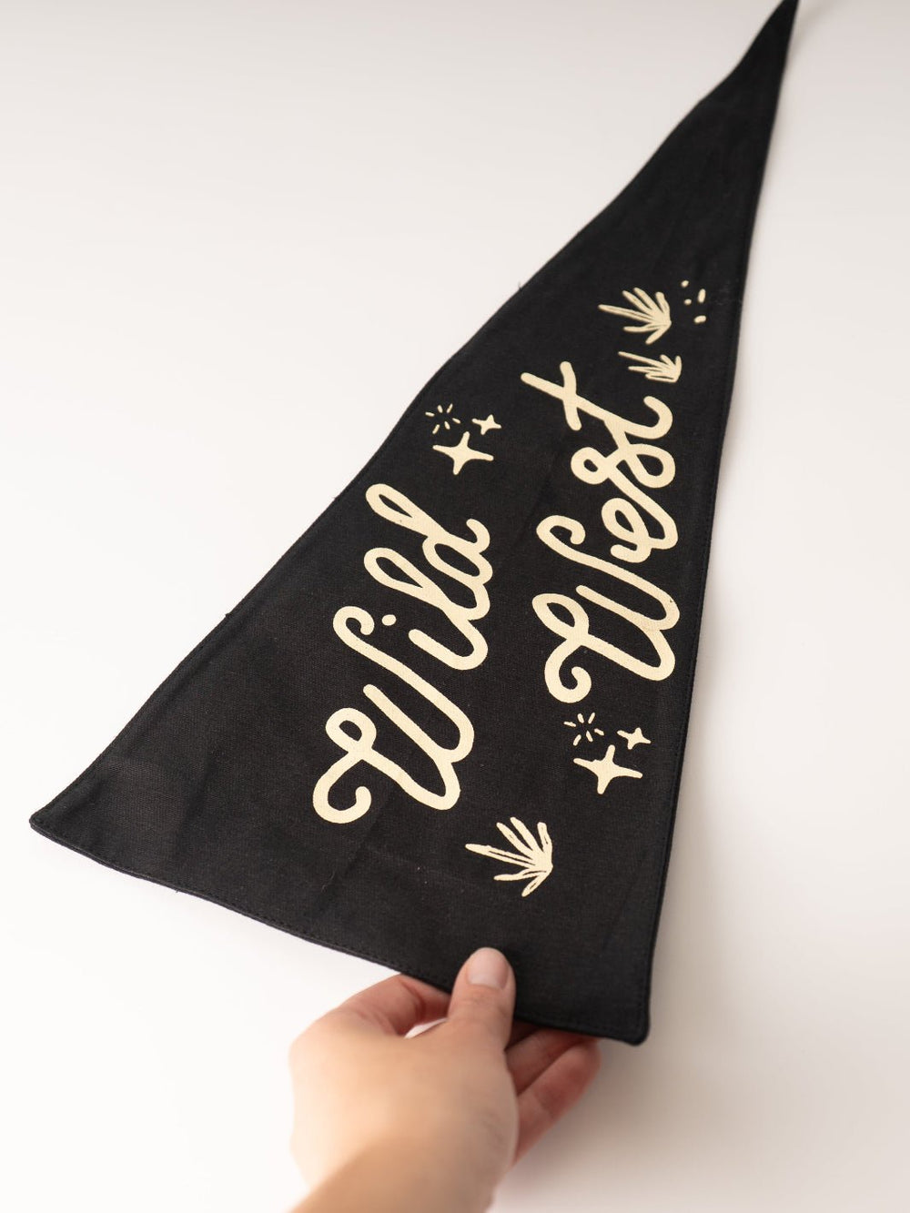 Black Wild West Canvas Pennant - Heyday