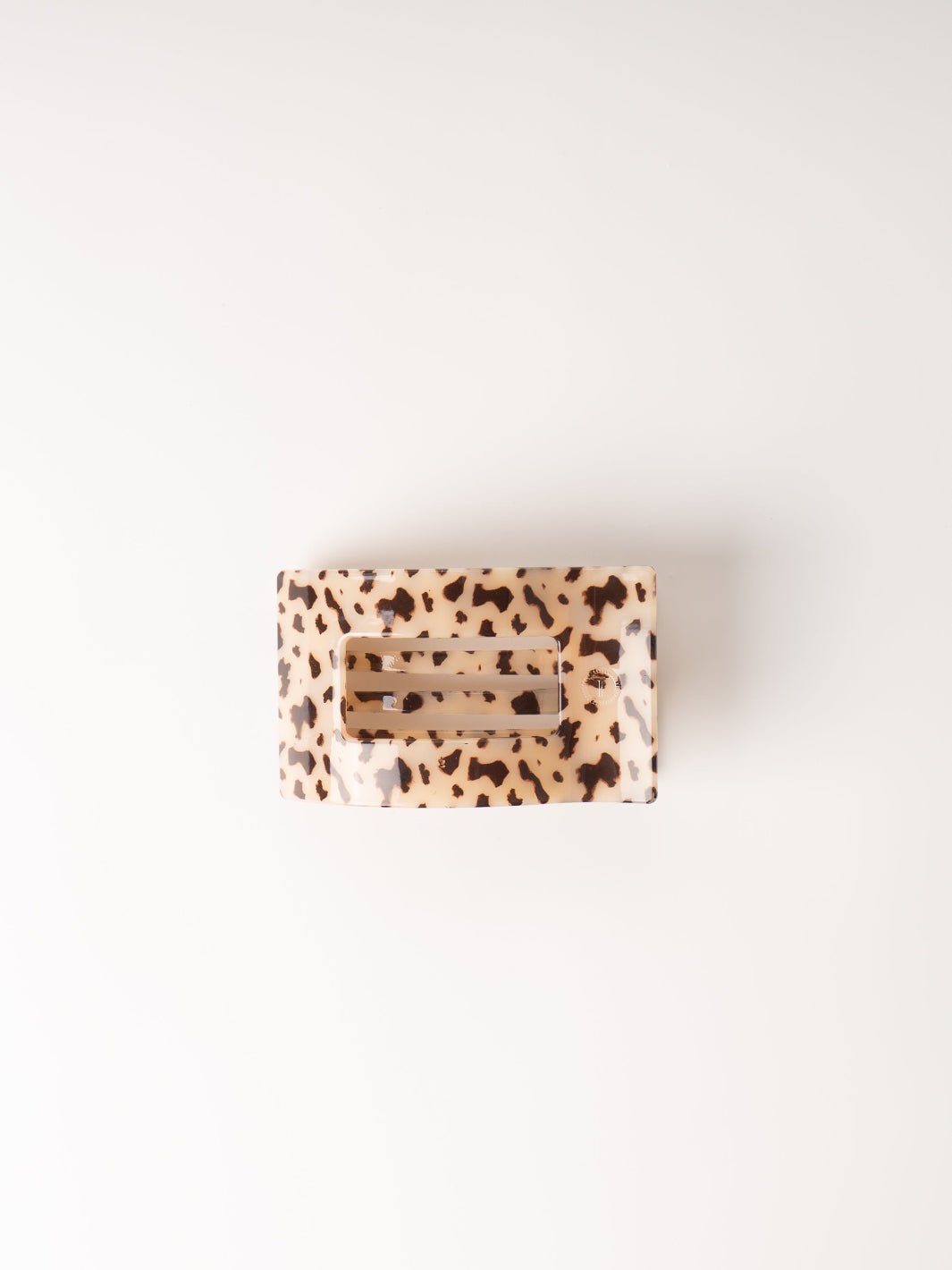 Blonde Tortoise Large Rectangle Flat Hair Clip - Heyday