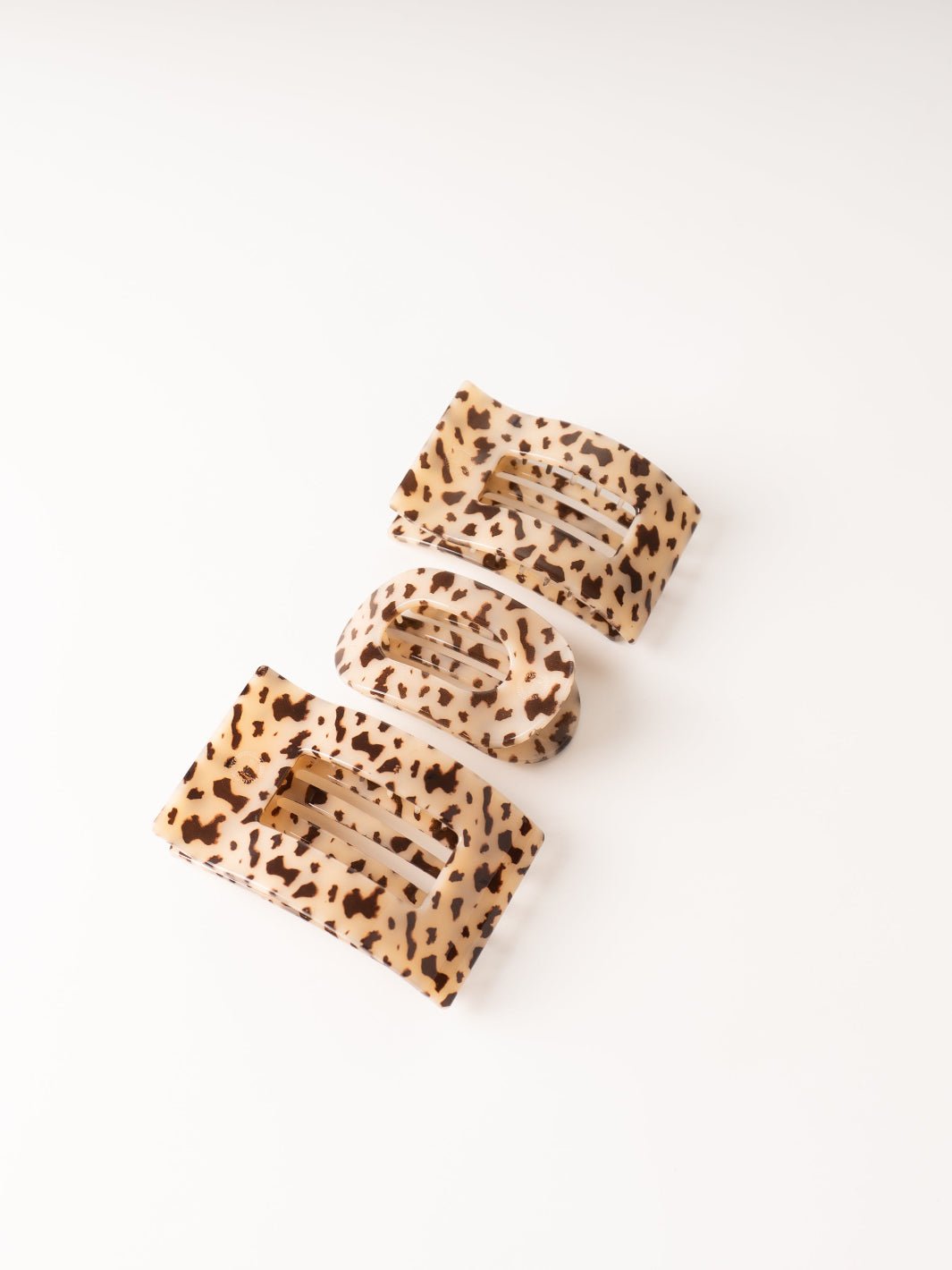 Blonde Tortoise Large Rectangle Flat Hair Clip - Heyday