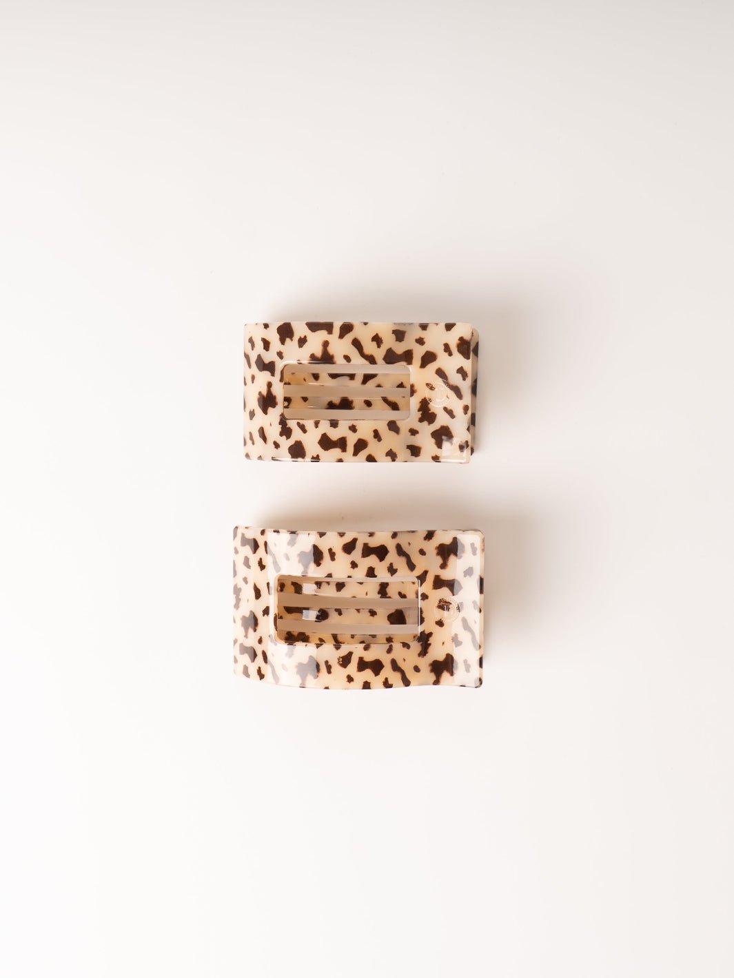 Blonde Tortoise Large Rectangle Flat Hair Clip - Heyday
