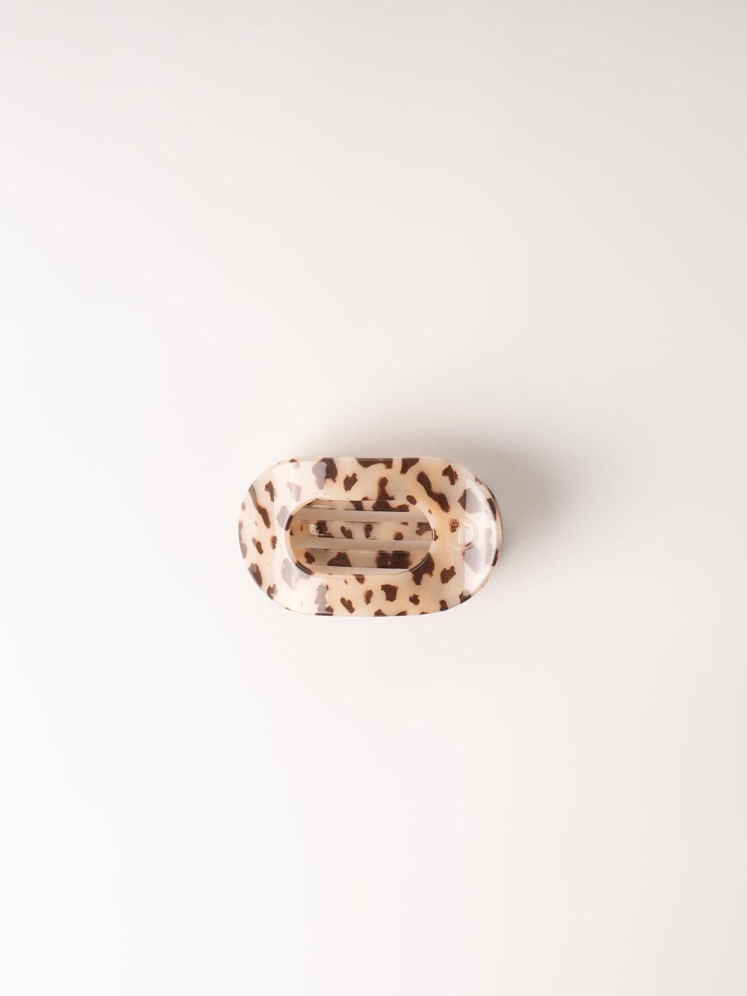 Blonde Tortoise Small Flat Round Hair Clip - Heyday