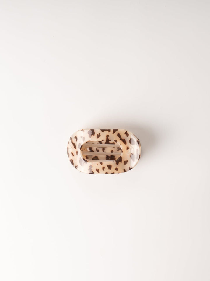 Blonde Tortoise Small Flat Round Hair Clip - Heyday