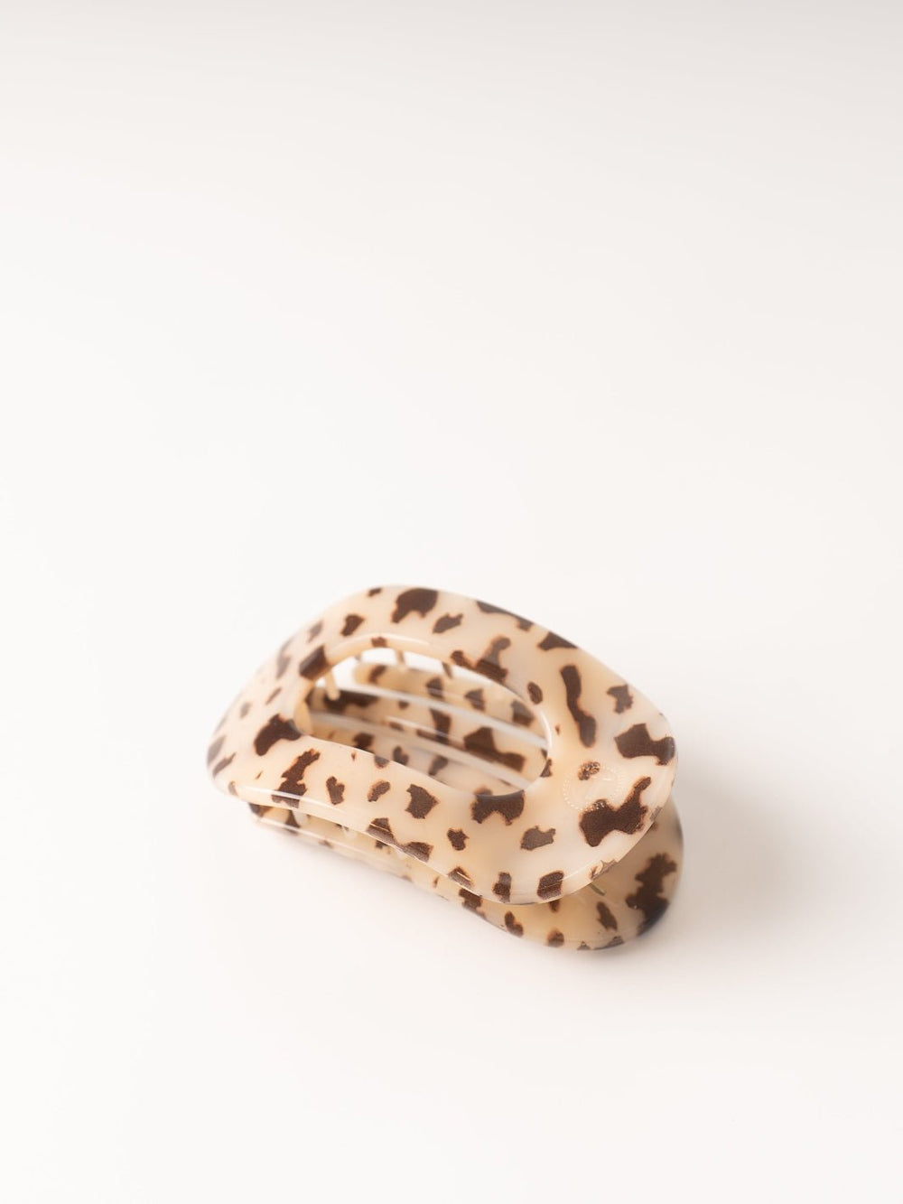Blonde Tortoise Small Flat Round Hair Clip - Heyday