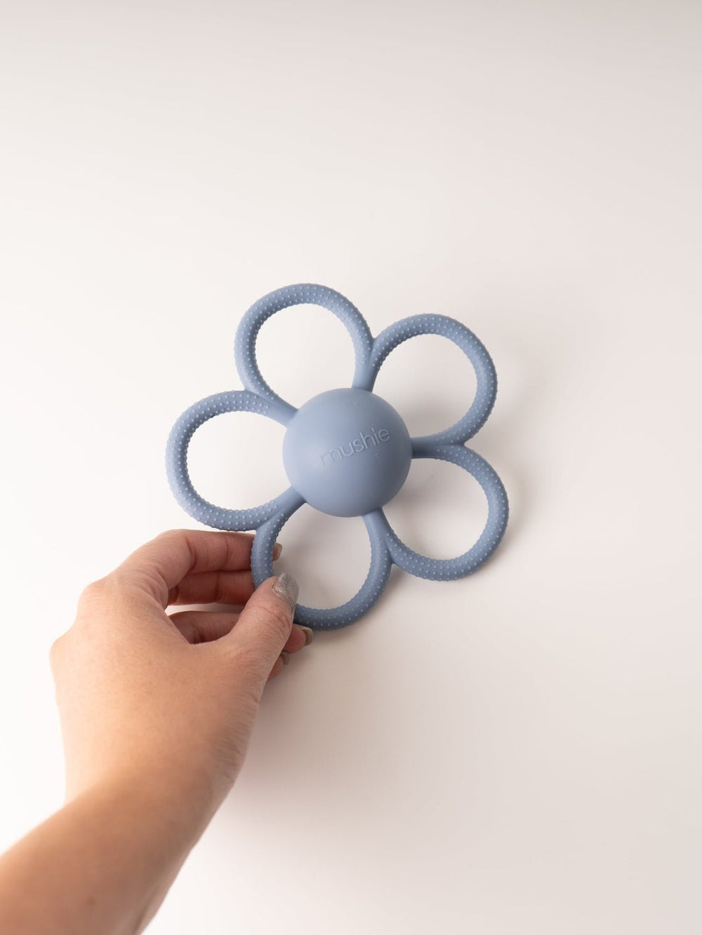 Blue Daisy Rattle Teether - Heyday