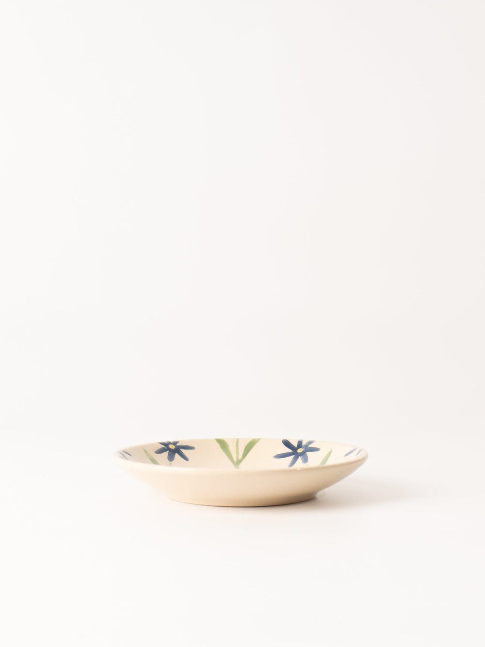 Blue Flower Stoneware Plate - Heyday