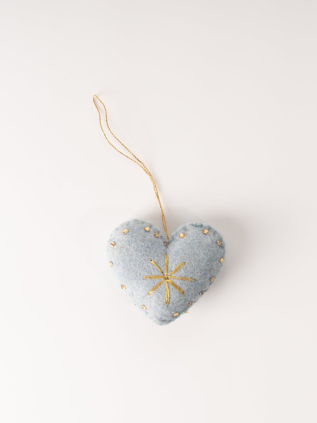 Blue Heart Felt Ornament - Heyday