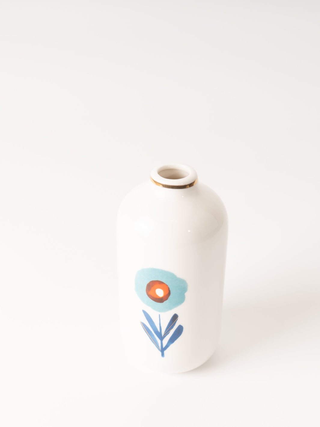 Blue Poppy Bud Vase - Heyday