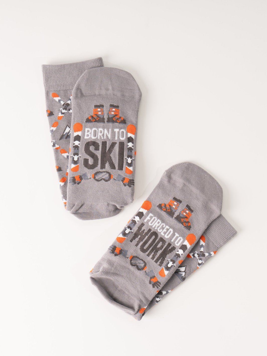 Born to Ski, Forced to Work Socks - Heyday