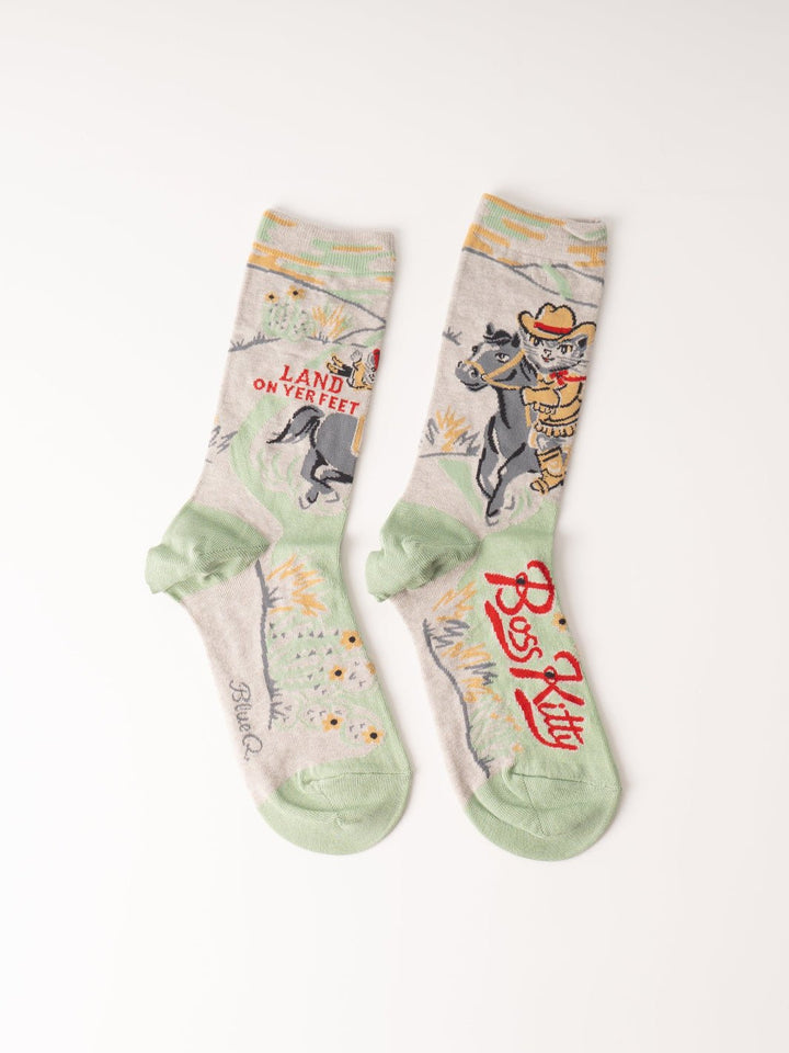 Boss Kitty Women's Crew Socks - Heyday