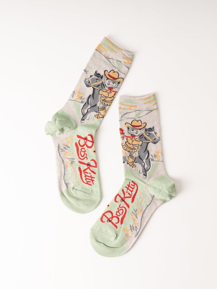 Boss Kitty Women's Crew Socks - Heyday