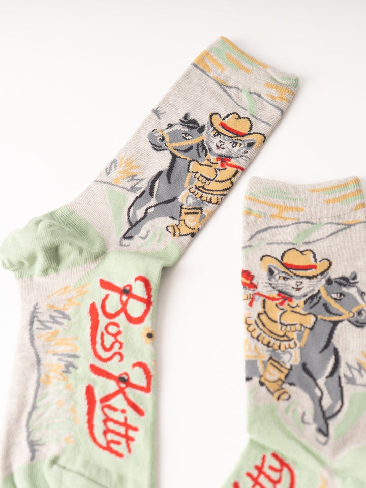 Boss Kitty Women's Crew Socks - Heyday