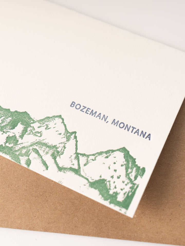 Bozeman Mountains Card - Heyday