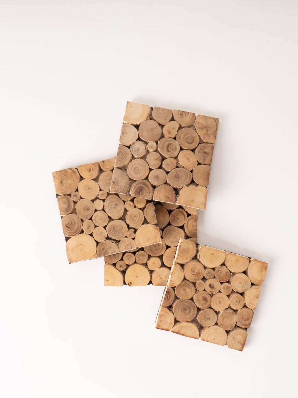 Branch Natural Wood Coaster Set - Heyday