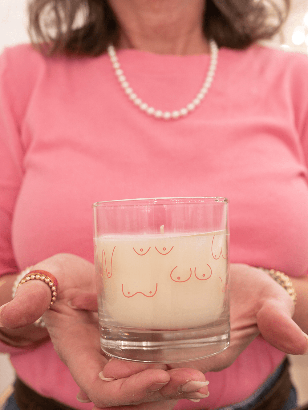 Breast Cancer Awareness Limited - Edition Boob Candle - Heyday