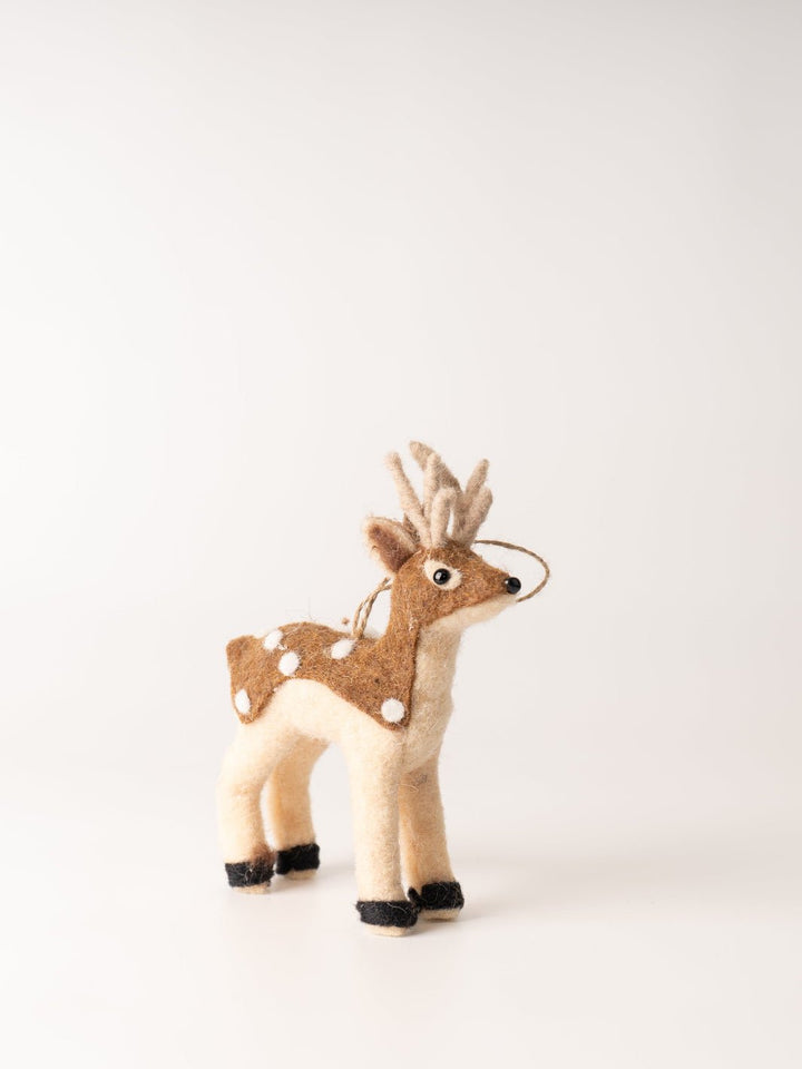 Brown Fawn Felt Ornament - Heyday