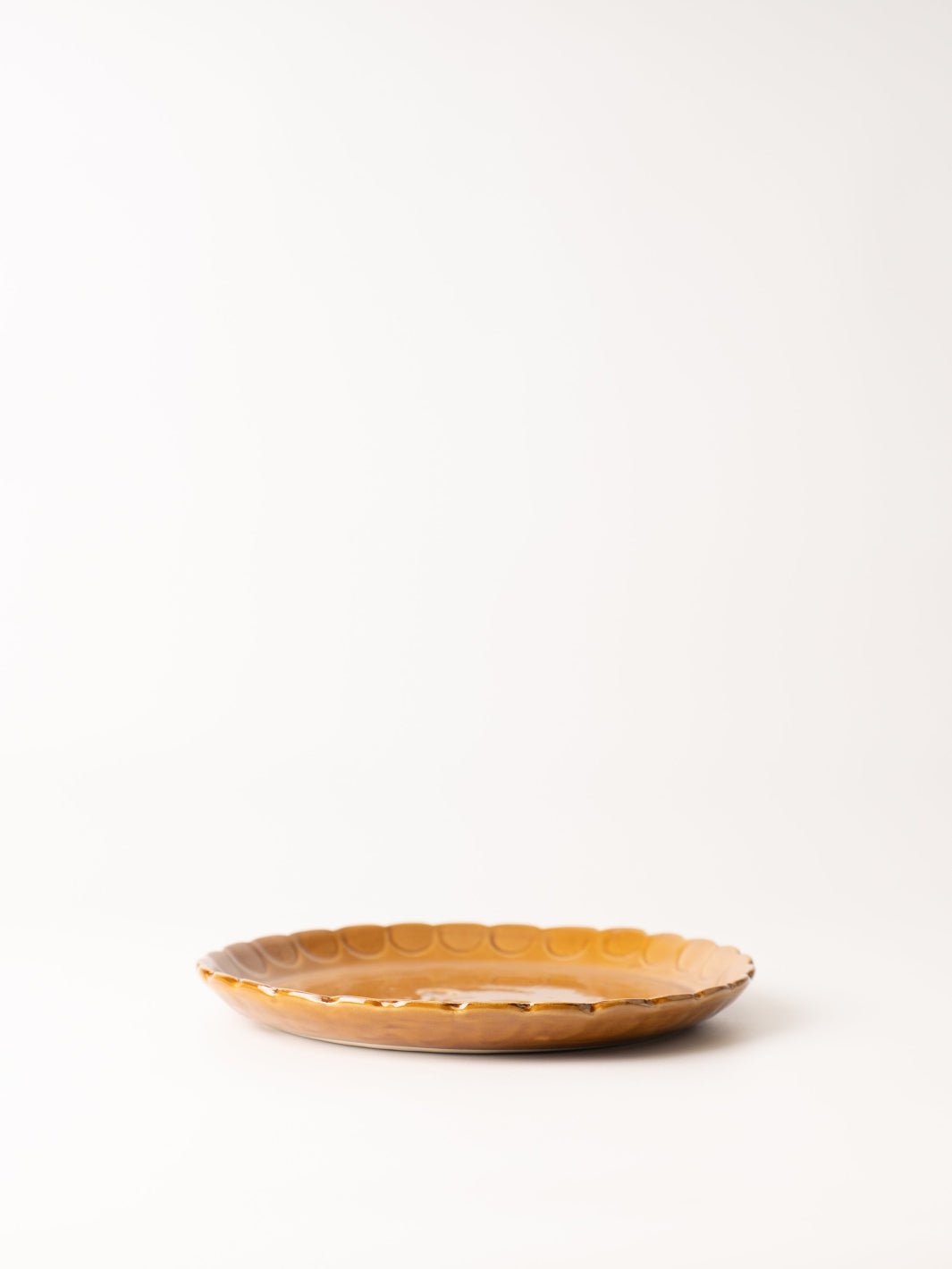 Brown Stoneware Plate - Heyday