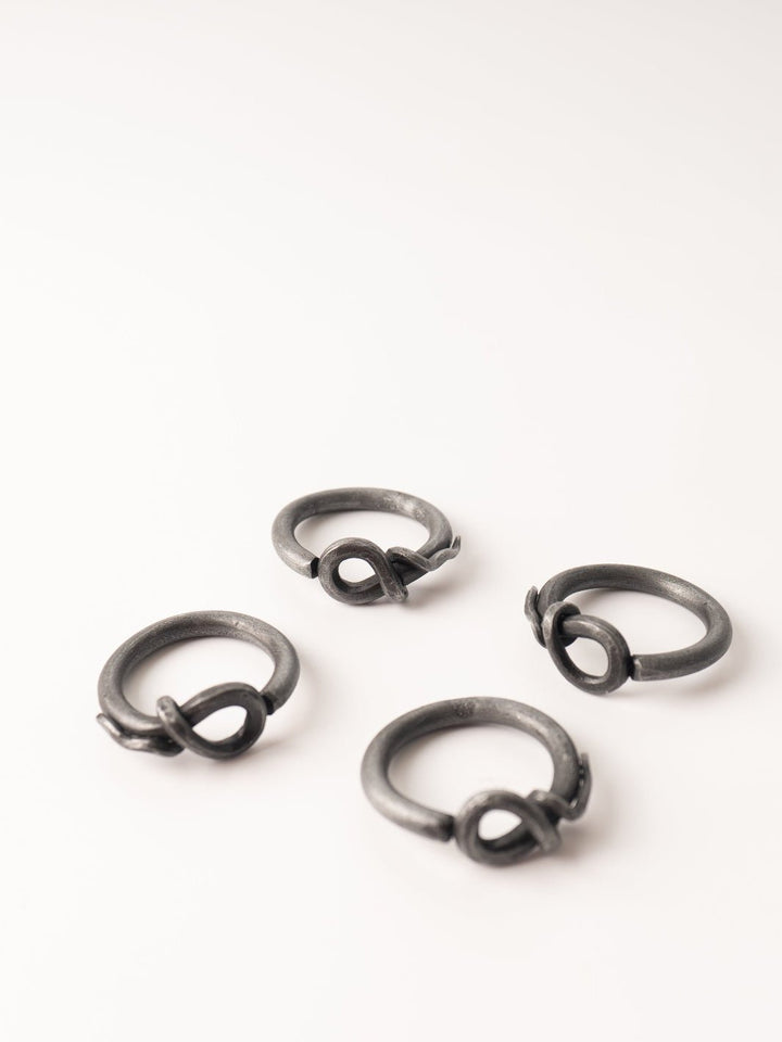 Brummel Iron Napkin Ring Set - Heyday