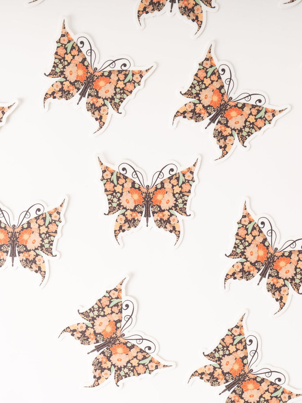 Butterfly Flower Sticker - Heyday