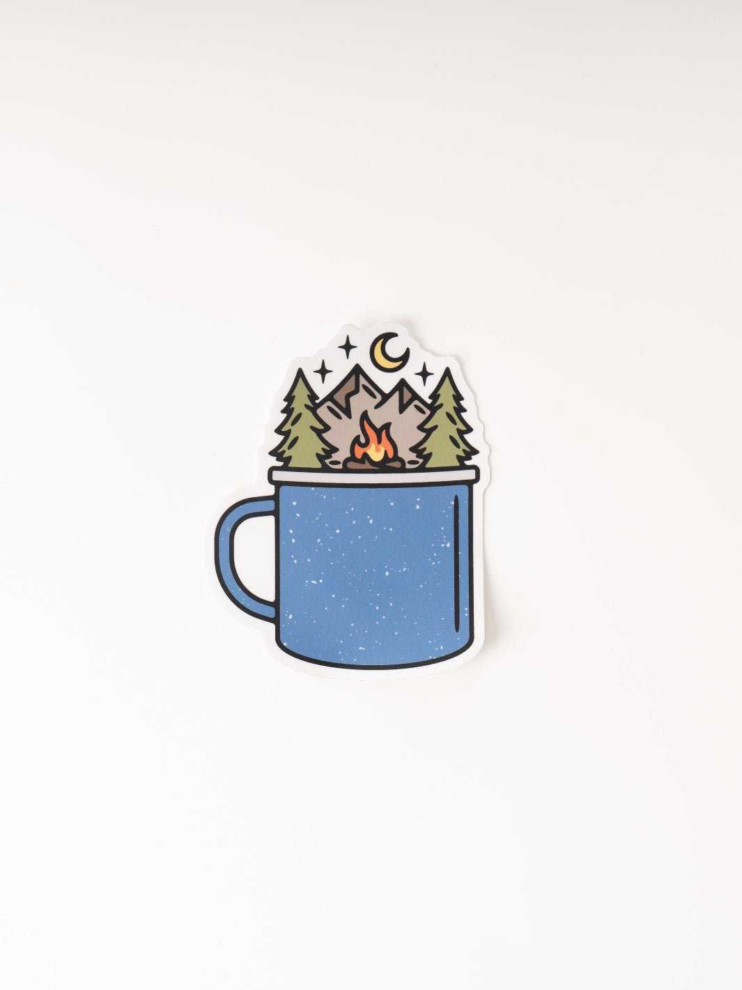 Camping Mug Sticker - Heyday