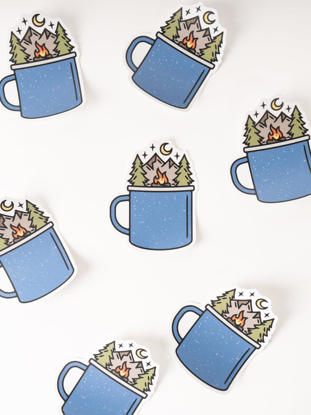 Camping Mug Sticker - Heyday