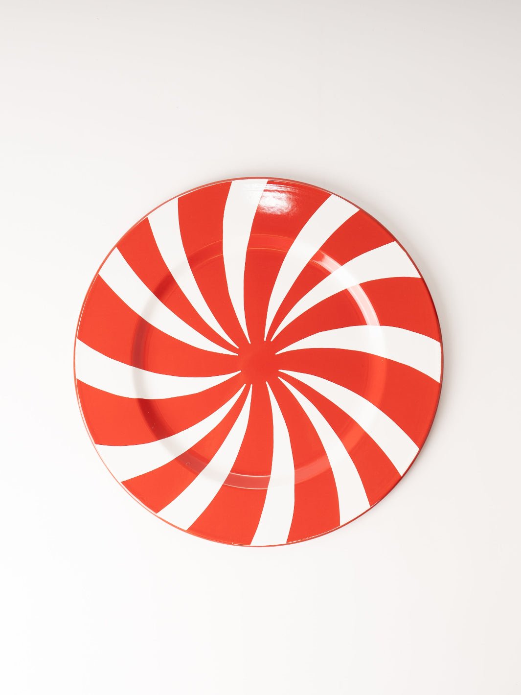 Candy Cane Charger Plate - Heyday