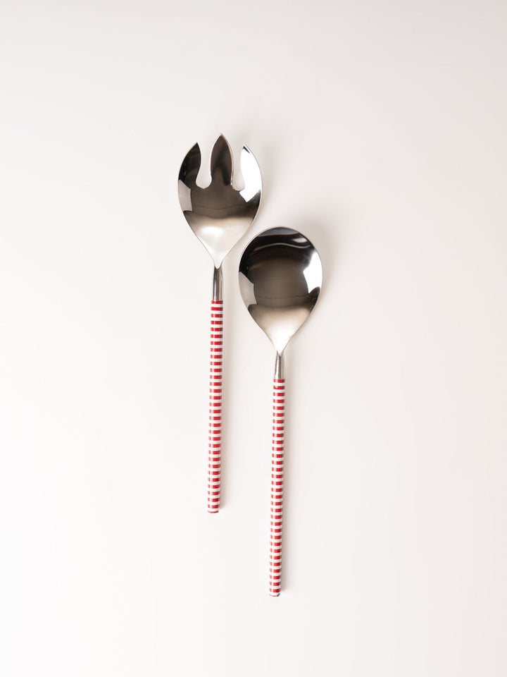 Candy Striped Serving Utensils - Heyday