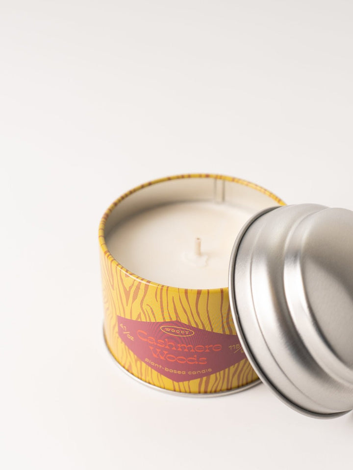 Cashmere Woods Tin Candle - Heyday