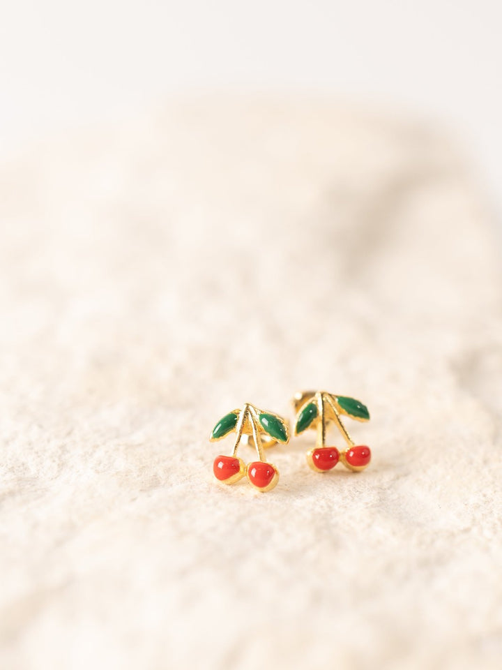 Cherry Stud Earrings - Heyday