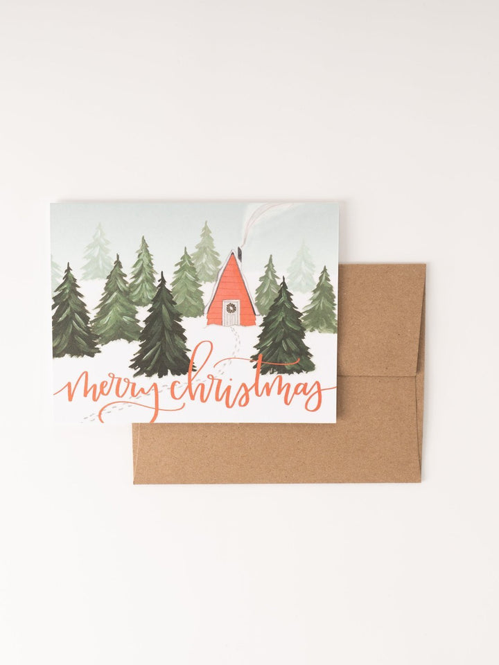 Christmas Cabin Holiday Card - Heyday