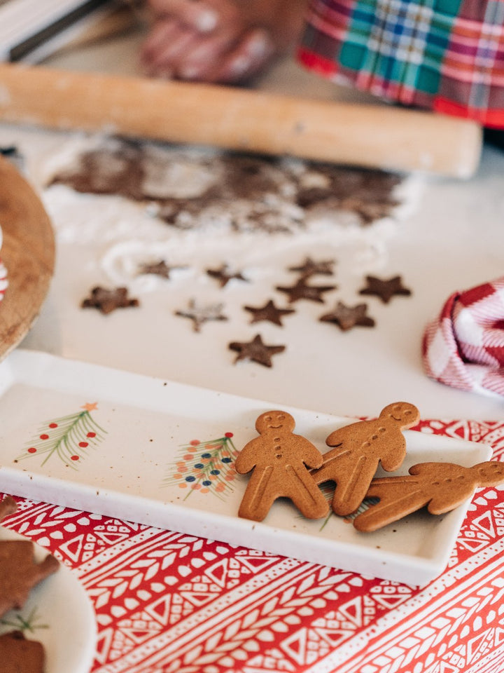 Christmas Tree Stoneware Platter - Heyday